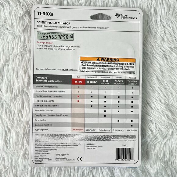 TEXAS INSTRUMENTS And Sharp Scientific Calculators Lot Of 3 Factory SEALED New - Picture 3 of 7